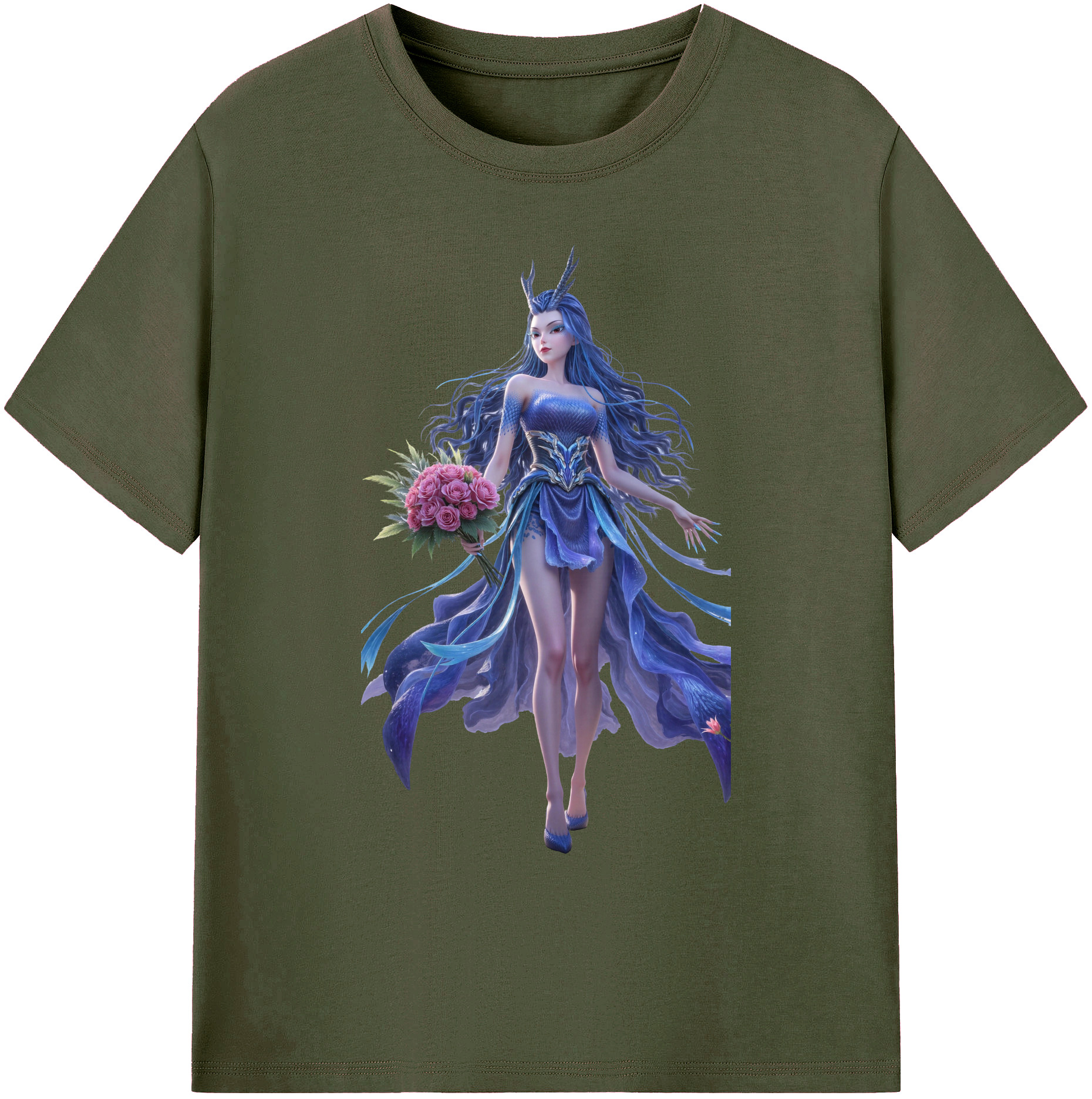 （画像用） Ne Zha 2 ナタ 魔童の大暴れ 綿100％ メンズ半袖Tシャツ｜肌触りやわらか＆通気性
